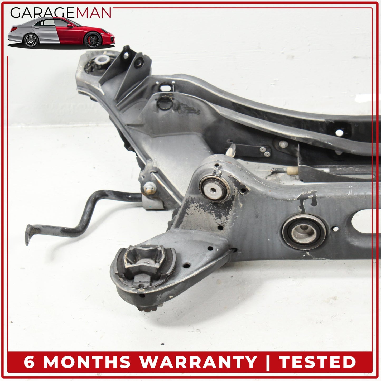 2008-2015 Mercedes W204 C250 Rear Subframe Crossmember w/ Anti Roll Sway Bar OEM