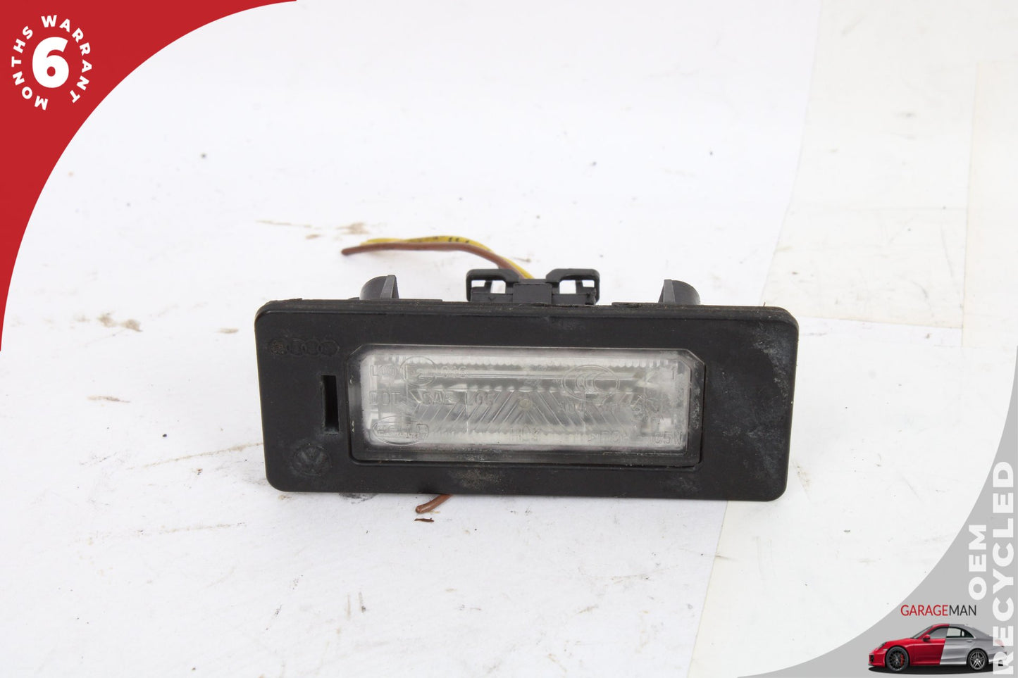2009-2016 Audi A4 Rear Trunk Lid License Plate Light Lamp Set of 2 810943021