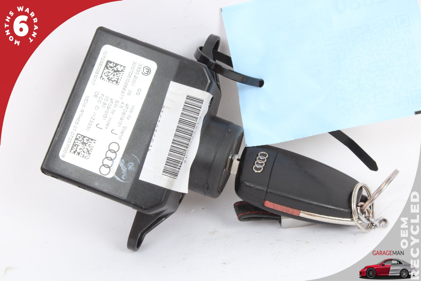2007-2015 Audi Q7 Ignition Switch Module w/ Key 4F0909131L OEM