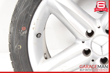 2003-2006 Mercedes R230 SL500 5 Spoke Rear Wheel Rim w/ Tire 9.5JX18H2 ET40 OEM