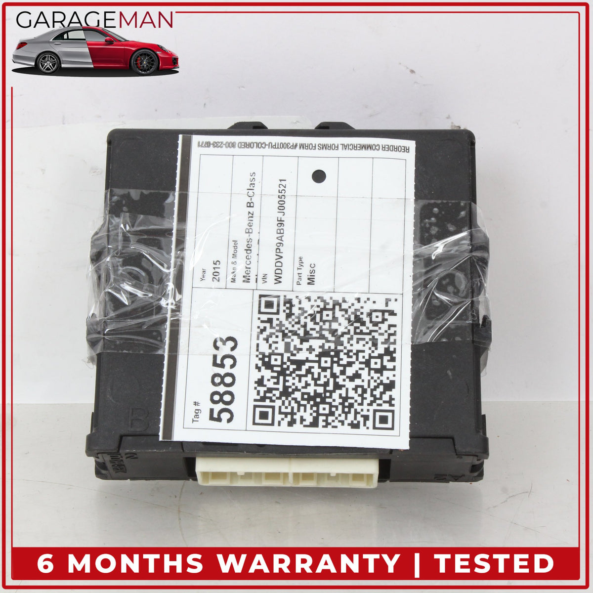 2014-2017 Mercedes W242 B Electric Drive Parking Brake Control Module Unit OEM