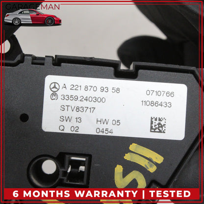 2007-2014 Mercedes-Benz S400 S-Class W221 Sedan Front Right Seat Control Memory Switch 2218709358 OEM