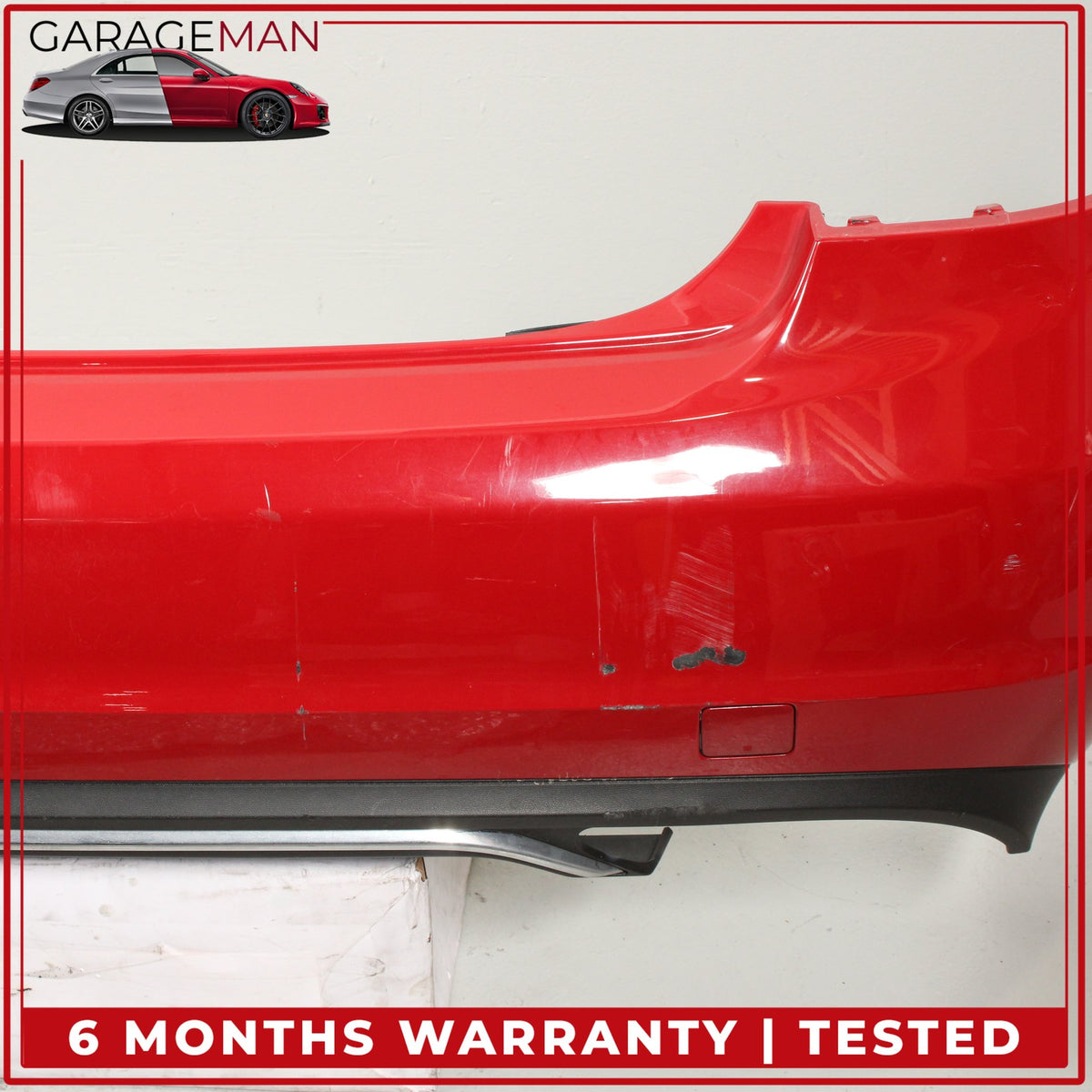 2014-2017 Mercedes C207 E400 E350 E550 Coupe Rear Bumper Cover Red OEM