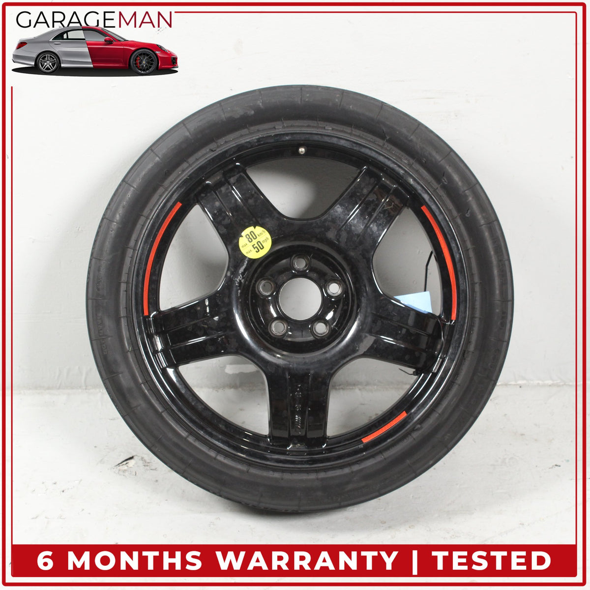 2010-2016 Mercedes W218 CLS63 E63 AMG Emergency Spare Tire Wheel Donut Rim OEM