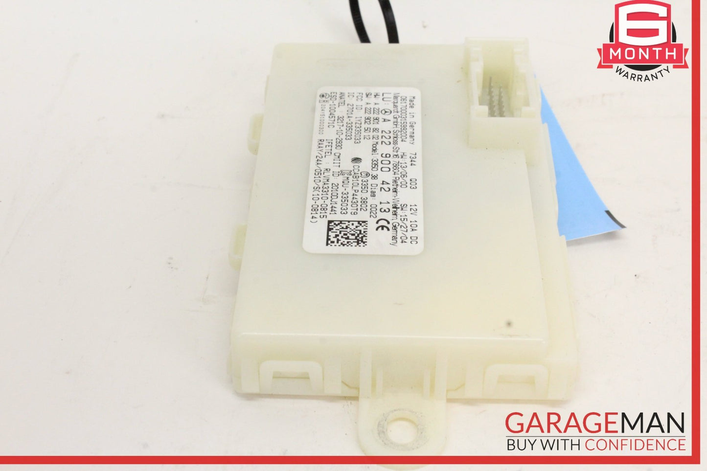 2014-2020 Mercedes-Benz C300 W205 Keyless Go Entry Control Module 2229004213