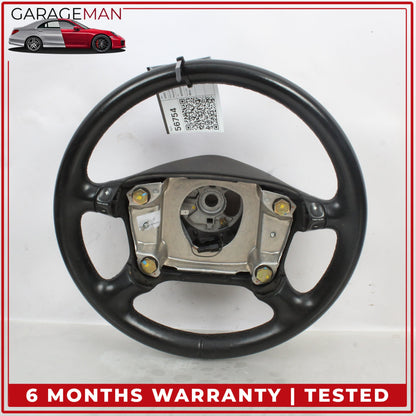 1998-2001 Porsche 911 Carrera 996 Steering Wheel Leather Black 99334780464 OEM