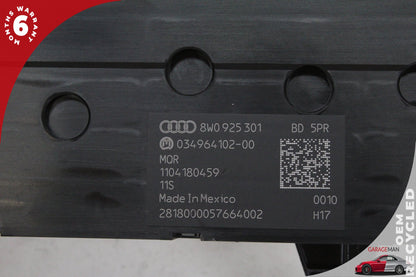2017-2024 Audi SQ5 Q5 A4 A5 Front Traction Control Switch Panel 8W0925301 OEM