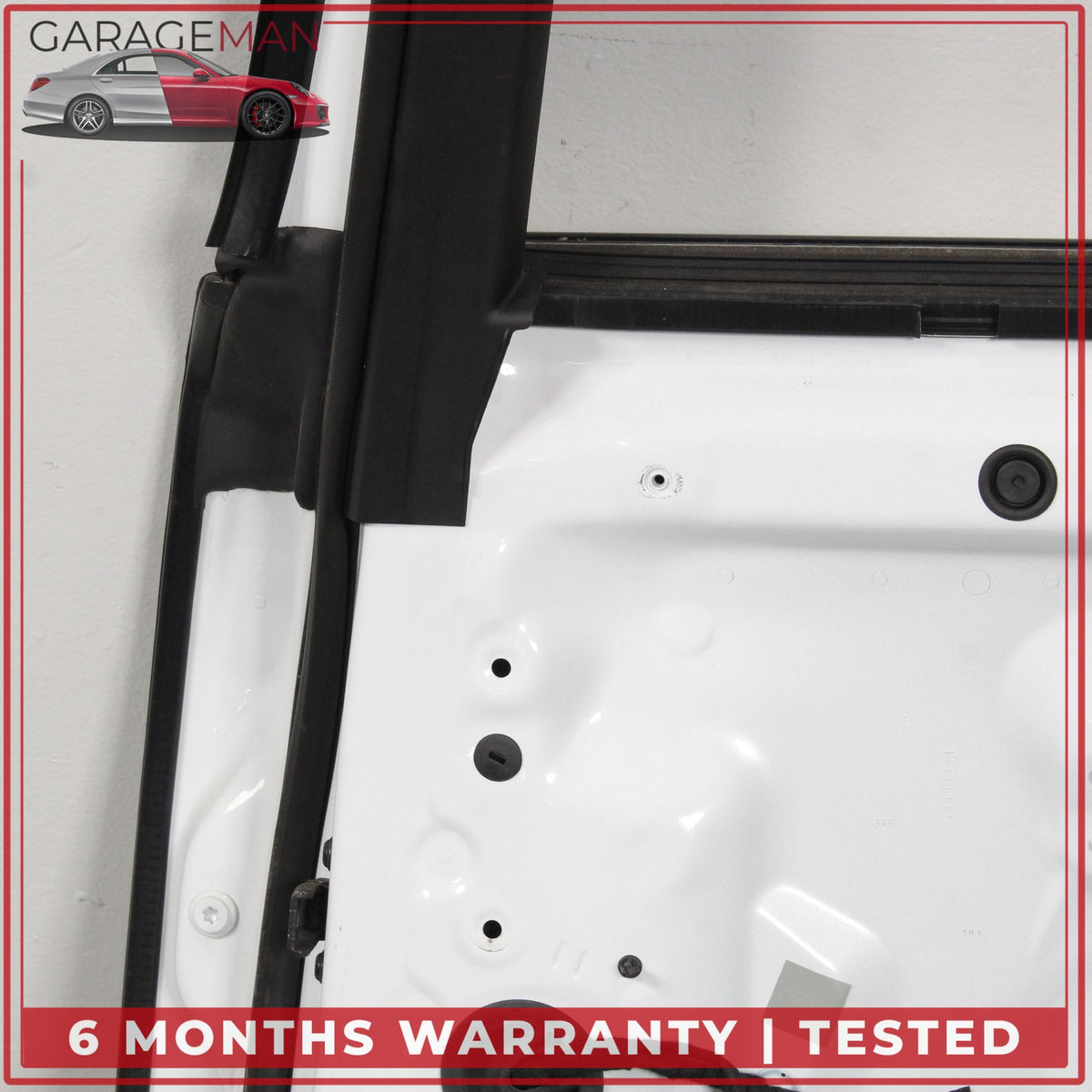 2011-2018 Audi A8 S8 Rear Right Side Door Shell Glacier White Metallic OEM