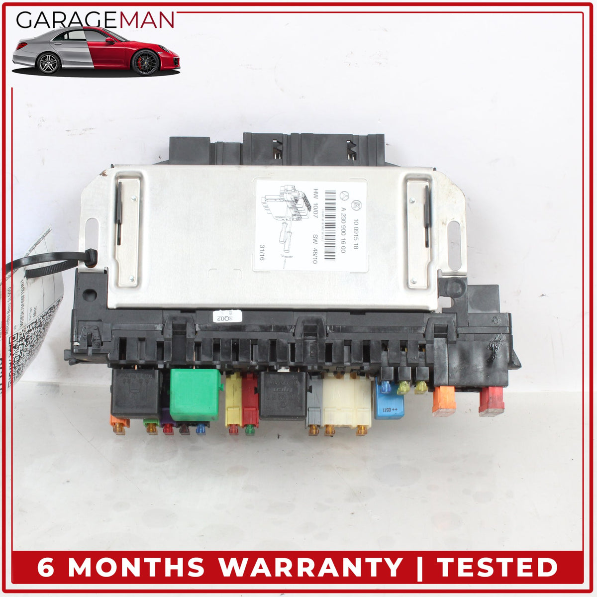 2003-2012 Mercedes R230 SL500 Front Right Side SAM Fuse Box Control Module OEM