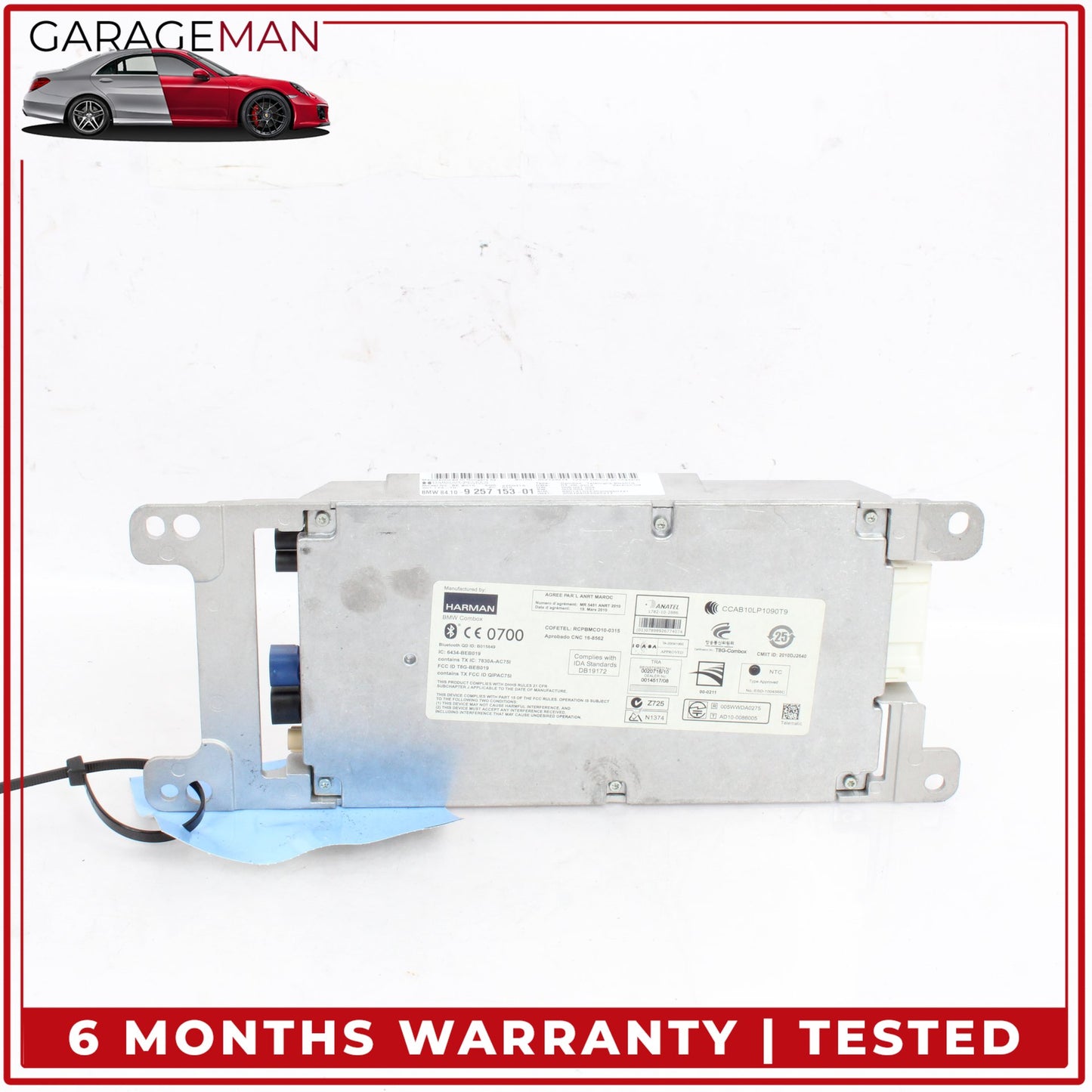 2012-2019 BMW 650i F06 Telematics Communication Control Module Unit 9257153 OEM