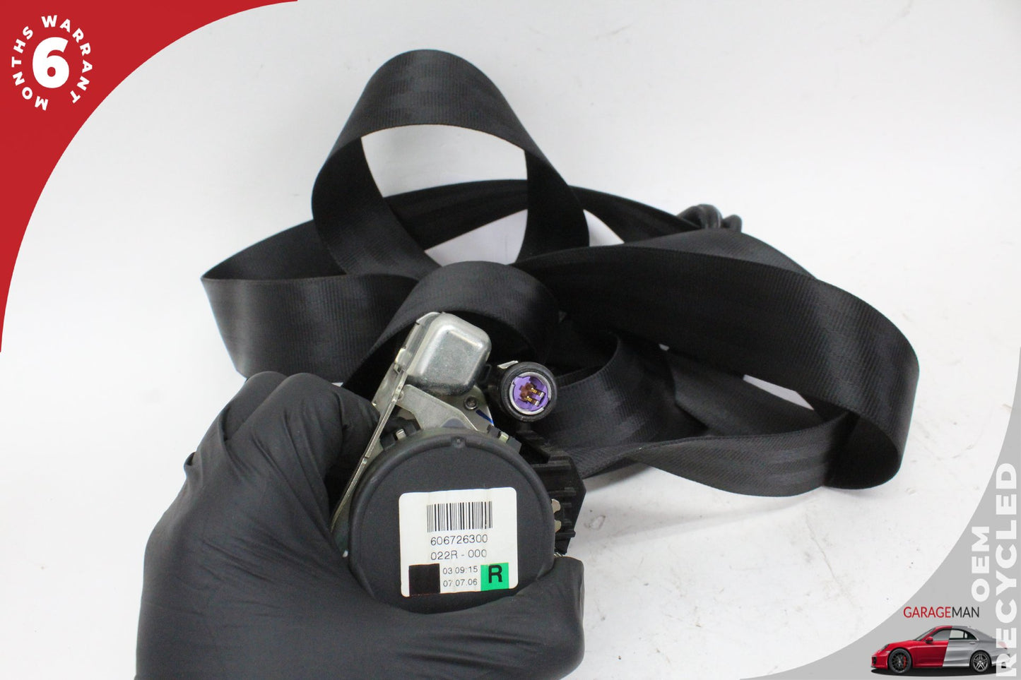 2007-2015 Audi Q7 Right Rear Side 2nd Row Seat Belt 4L0857806H OEM