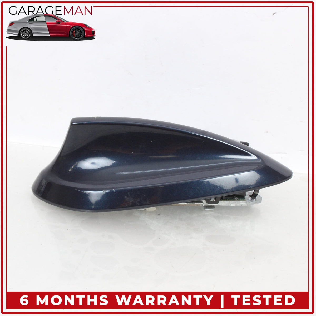 2017-2023 BMW 530e G30 Roof Shark Fin Antenna Module w/ Cover Blue Metallic OEM