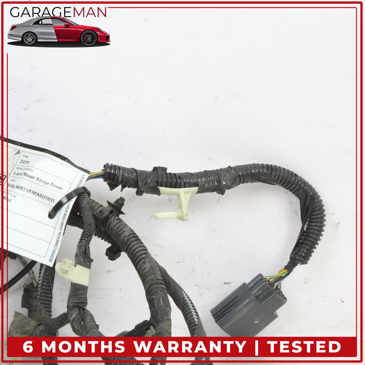 2013-2017 LR Range Rover Sport L494 Rear Bumper Wire Harness w/ Sensors OEM