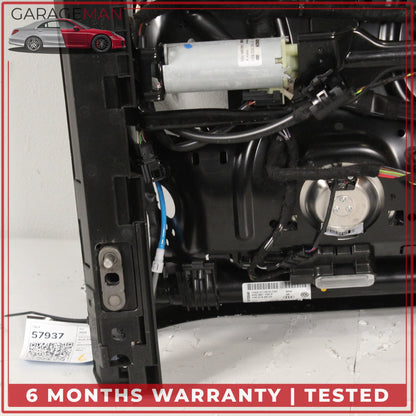 2011-2018 Audi A8 Front Left Side Lower Seat Track Frame Rail w/ Motors OEM