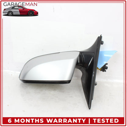 2013-2015 BMW 740i F01 Front Left Side Door Rear View Mirror Silver Mettalic OEM