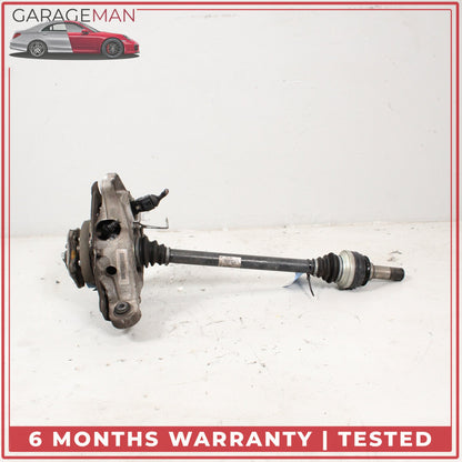 2010-2016 Porsche Panamera Rear Right Spindle Knuckle Wheel Hub w/ Shaft OEM