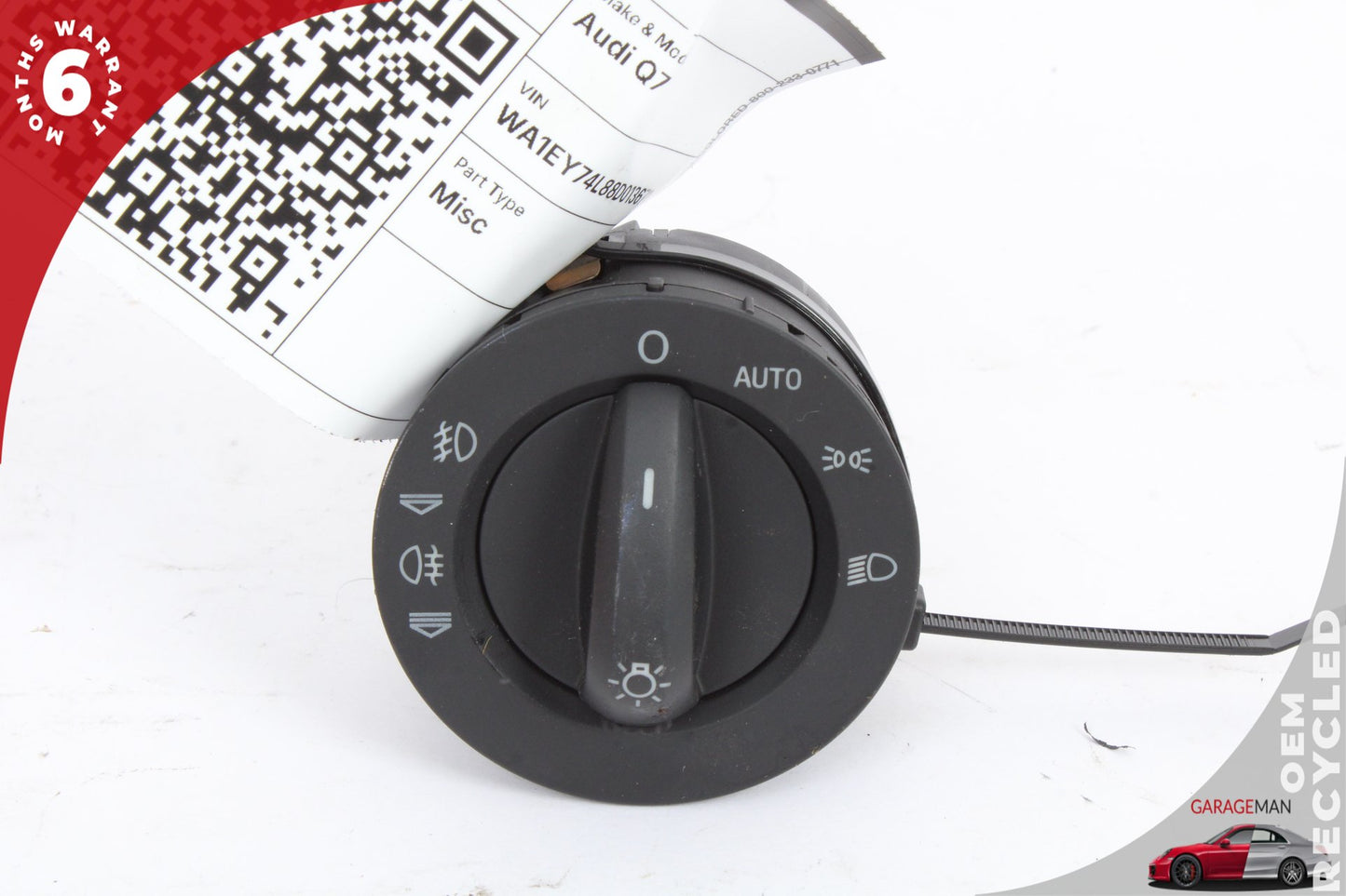 2007-2015 Audi Q7 Headlight Switch Control 4F1941531D OEM