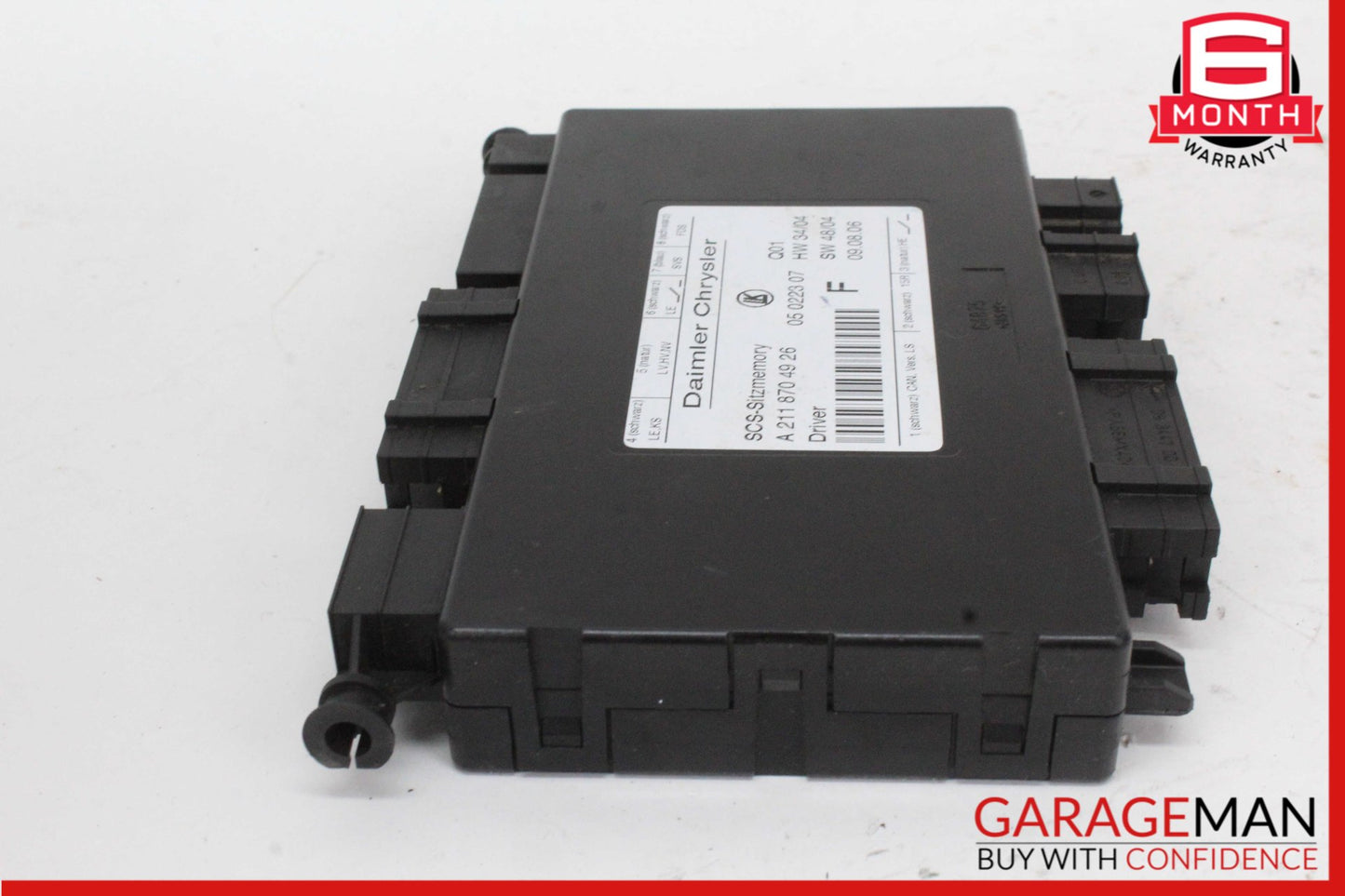 2003-2012 Mercedes W211 E320 CDI Front Left Seat Control Module 2118704926 OEM