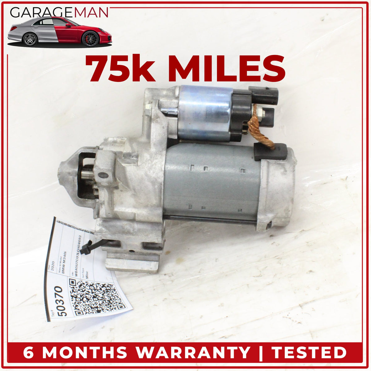 2019-2025 BMW M340i M440i X5 X6 Z4 840i 3.0L Engine Motor Starter 8671505 OEM