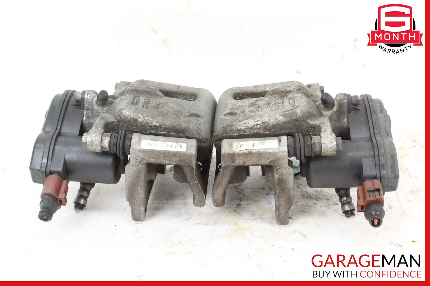 2009-2017 Audi A5 8T Rear Left and Right Side Brake Caliper Set 8K0615404B OEM
