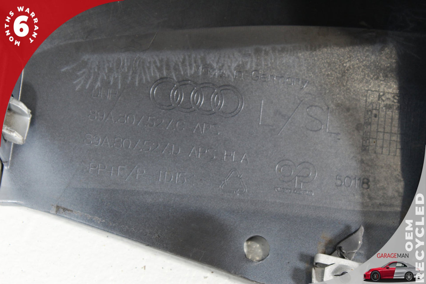 2022-2024 Audi Q4 E-tron SUV Rear Bumper Cover Gray 89A807527C OEM