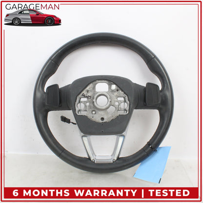 2019-2024 Audi Q3 Front Left Steering Wheel w/ Paddle Shifters 83A419091AH OEM