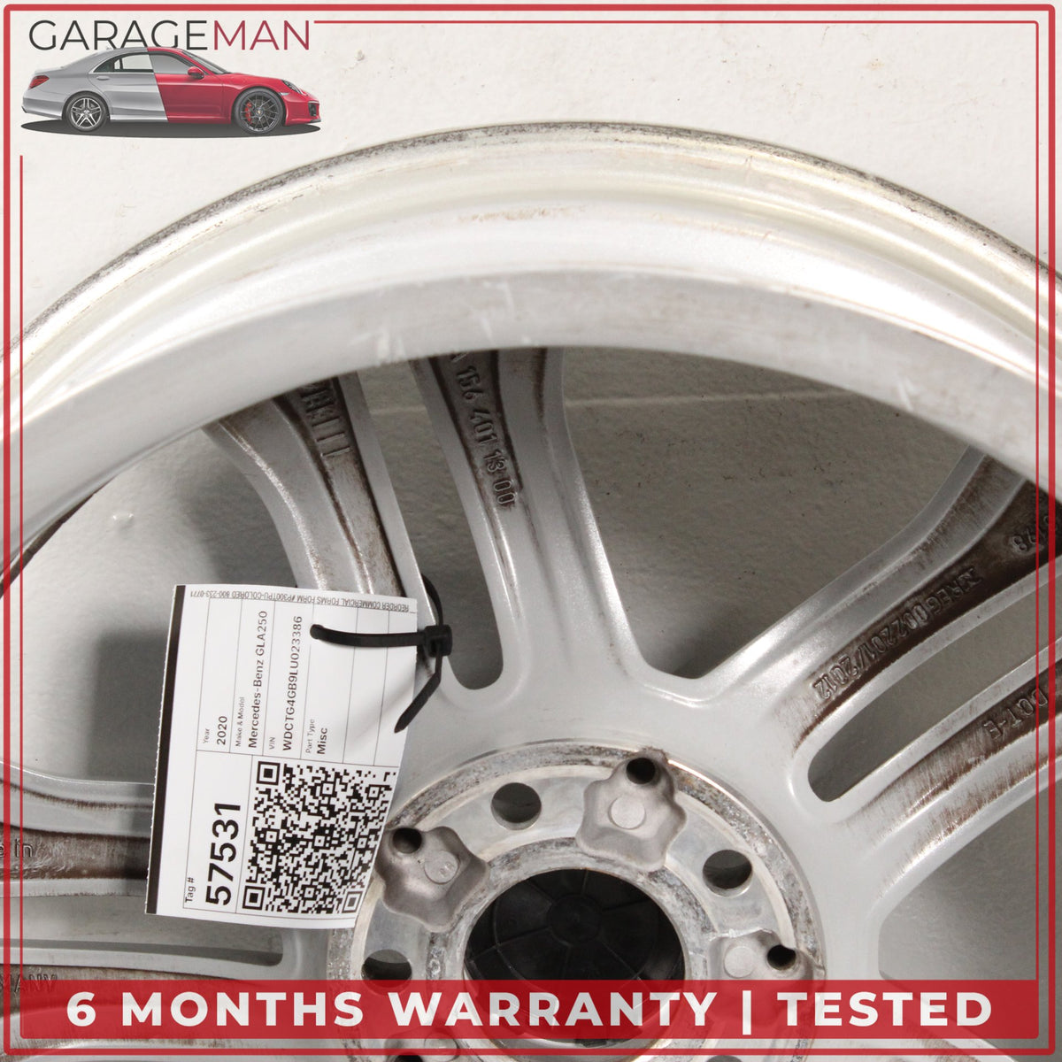 2015-2020 Mercedes X156 GLA250 Front or Rear Side Wheel Rim 7JX18H2 ET46 OEM
