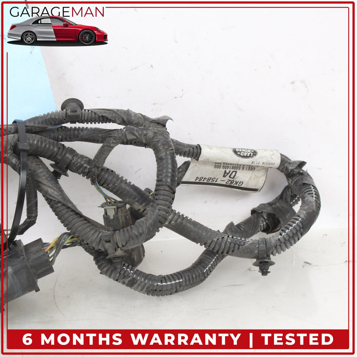 2013-2017 LR Range Rover L494 Rear Bumper Wiring Wire Harness GK6215B484DA OEM