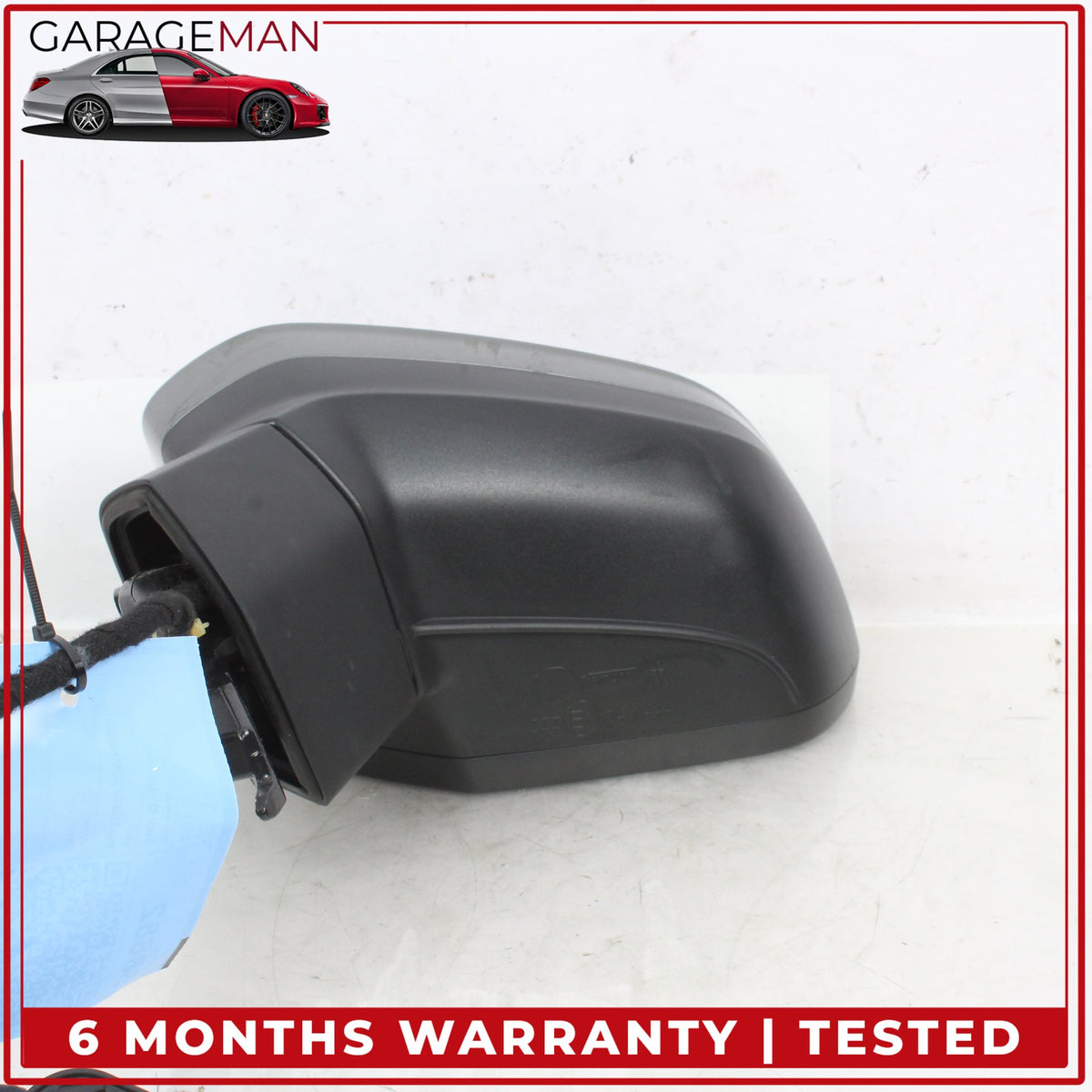 2019-2025 Audi Q3 Front Left Driver Side Door Rear View Mirror Gray Metallic OEM