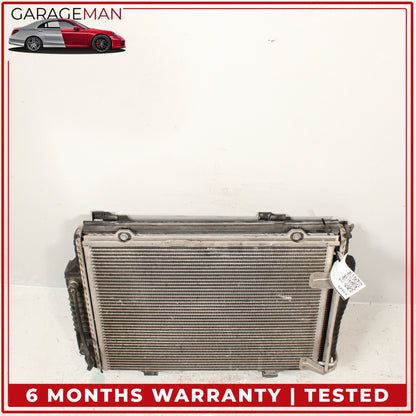 2001-2004 Mercedes R170 SLK320 Engine Cooling Radiator AC A/C Condenser OEM