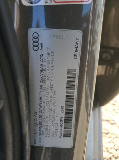 Parting Out- 2014 Audi A6 Premium Plus- 142 142