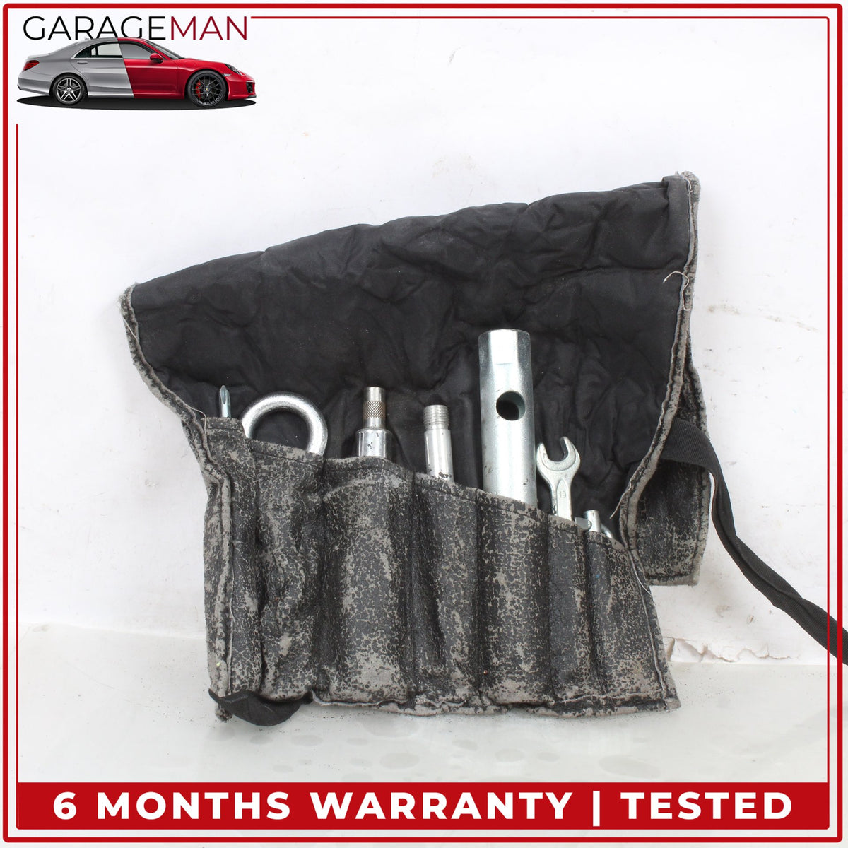 1997-2005 Porsche 911 Carrera 996 Emergency Spare Tire Jack Tool Kit w/ Foam OEM