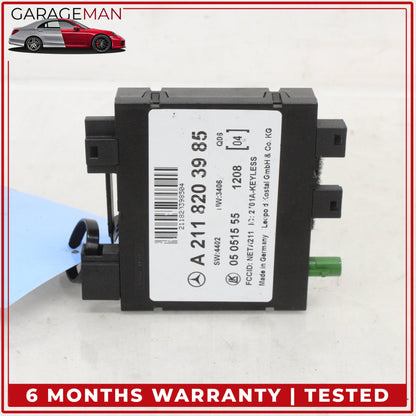 2003-2011 Mercedes W219 CLS550 Keyless Go Entry Control Module 2118203985 OEM
