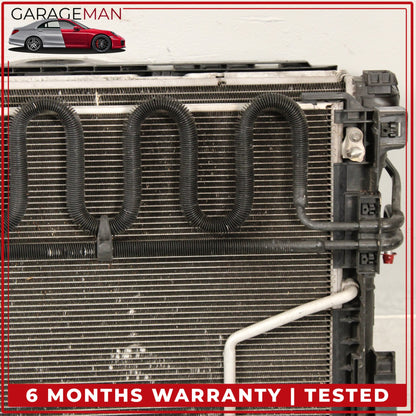 2010-2017 Mercedes W207 E350 Engine Cooling Radiator AC A/C Condenser Assy OEM