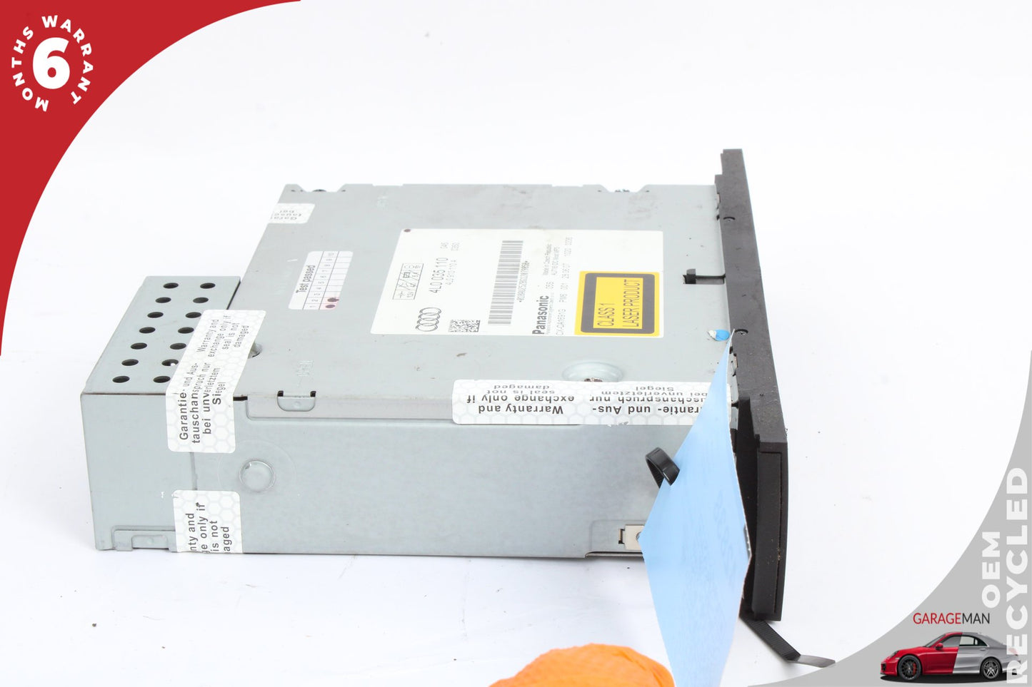 2007-2009 Audi Q7 CD Changer 6 Disk Player 4L0035110 OEM