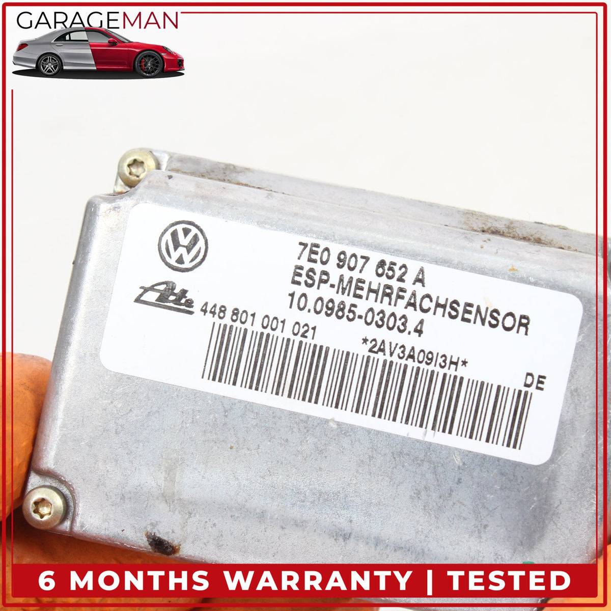 2003-2006 Porsche Cayenne 955 Yaw Rate Turn Sensor Control Module 7E0907652A OEM