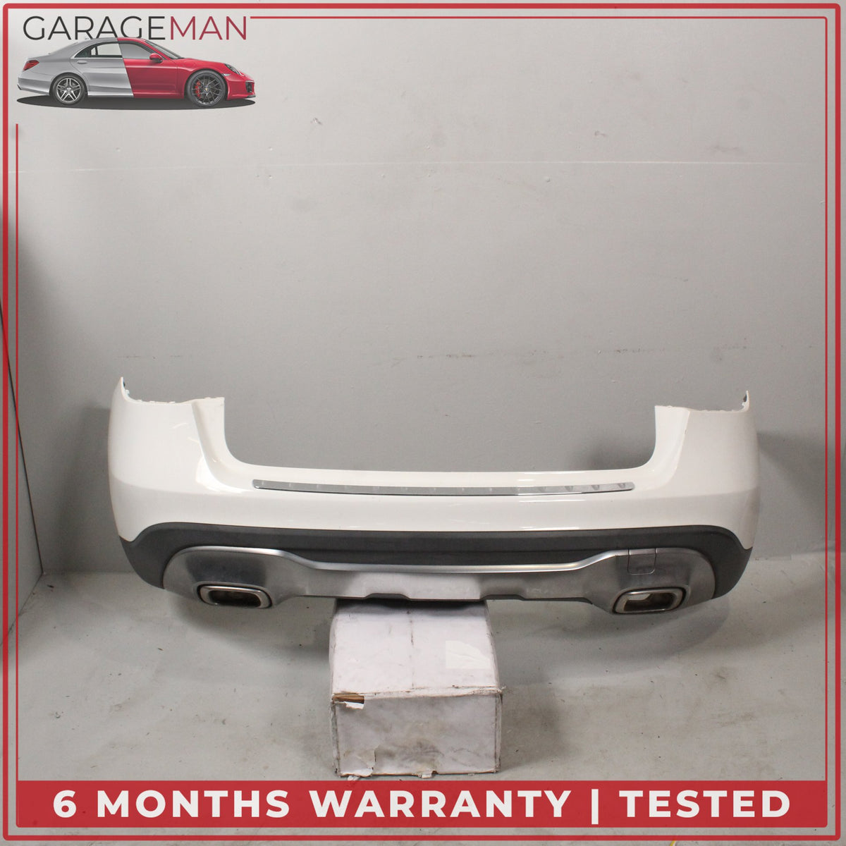 2015-2020 Mercedes X156 GLA250 Rear Bumper Cover Panel Polar White OEM