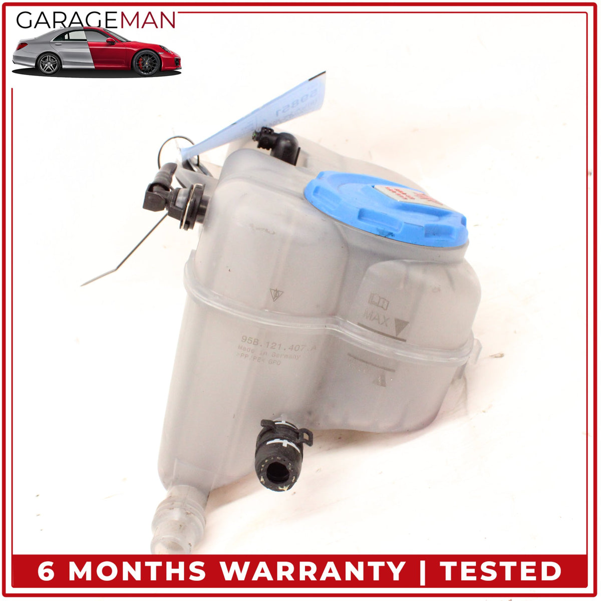 2019-2026 Porsche Macan 95B Coolant Overflow Reservoir Tank 95B121407A OEM