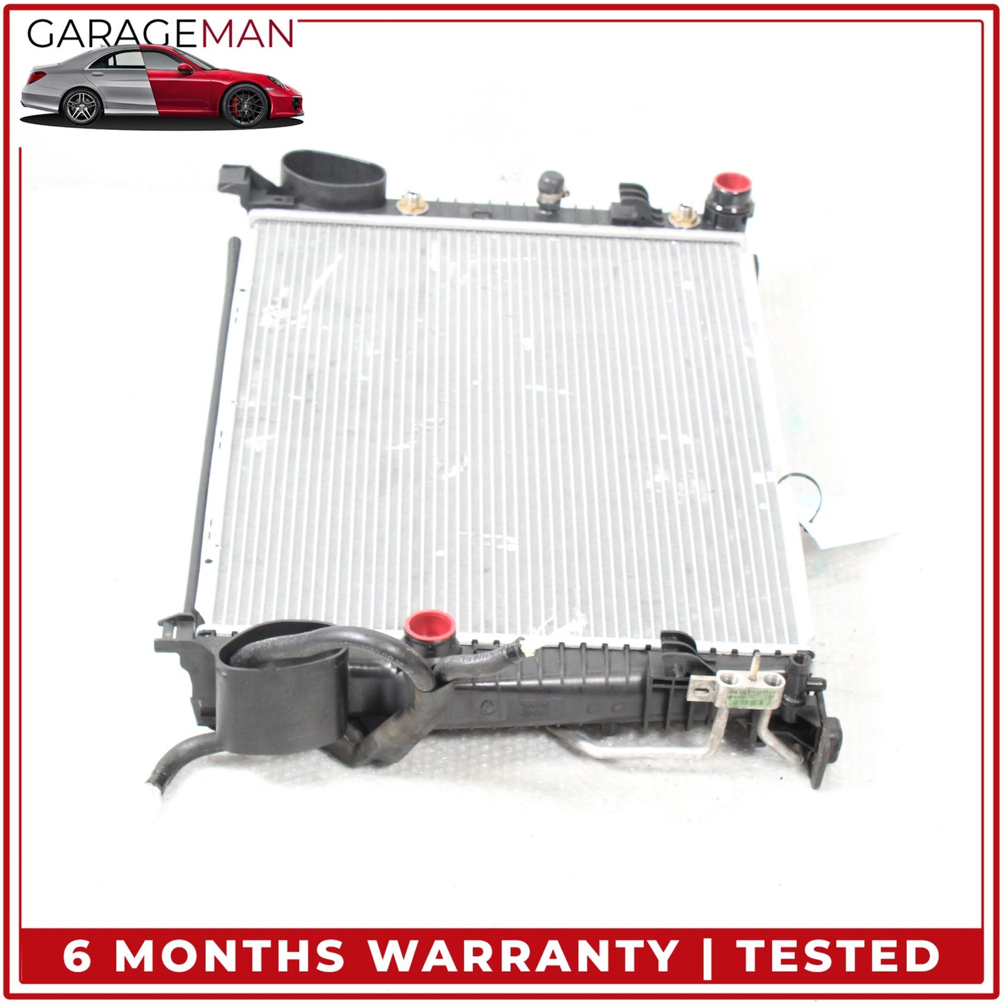 2003-2006 Mercedes R230 SL500 Engine Cooling Radiator AC Condenser Assembly OEM
