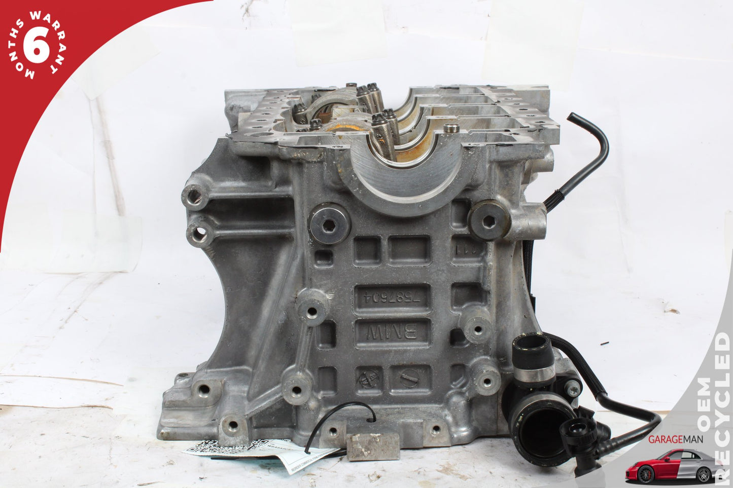 2012-2018 BMW 320i 328i F30 2.0L Engine Motor Cylinder Block 7587604 OEM