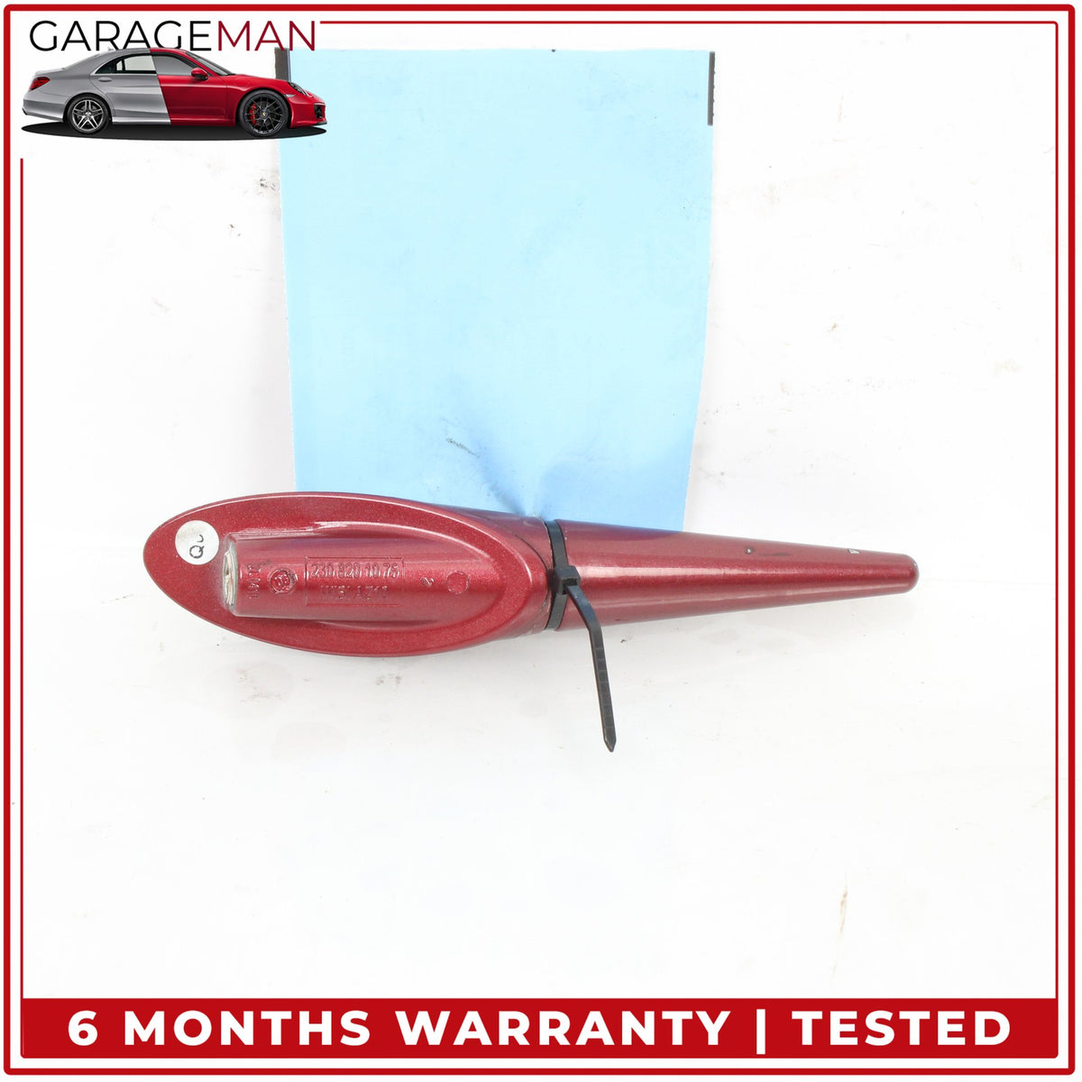 2003-2012 Mercedes R230 SL550 Exterior Antenna AM FM Thulite Red 2308201075 OEM