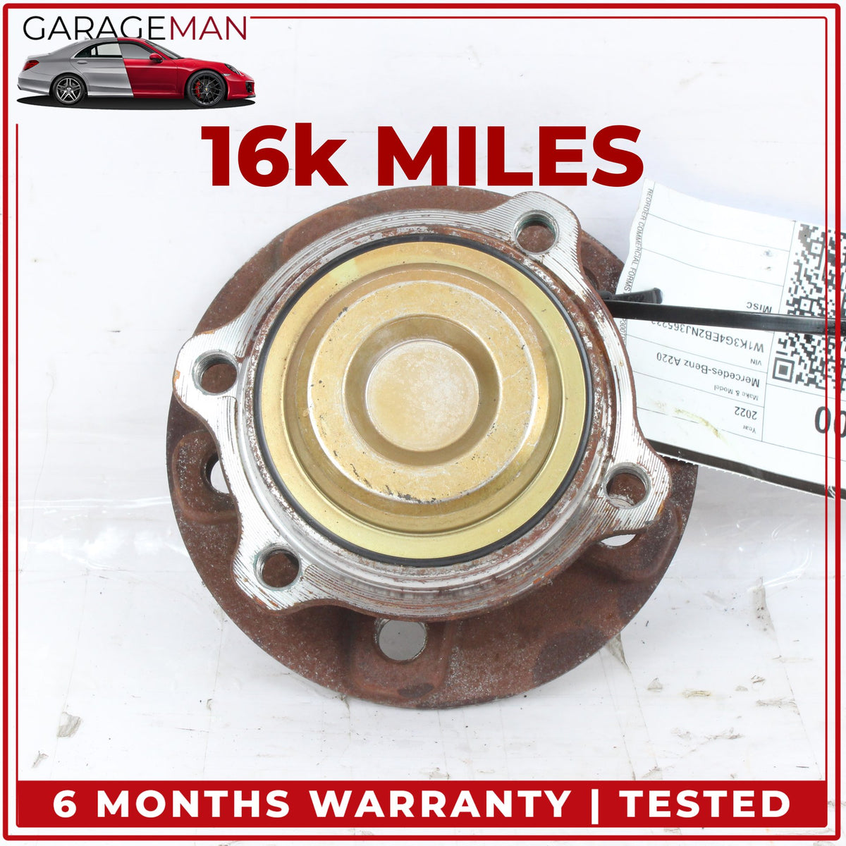 2019-2023 Mercedes W177 A220 FWD Rear Left or Right Side Wheel Bearing Hub OEM