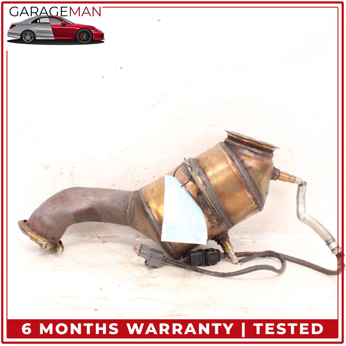 2015-2020 Mercedes W213 E300 C300 C350e Exhaust Downpipe 2054900156 OEM