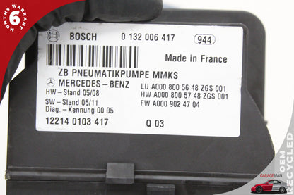 07-20 Mercedes W221 S550 CLS400 Dynamic Seat Vacuum Pump 0132006417 Genuine