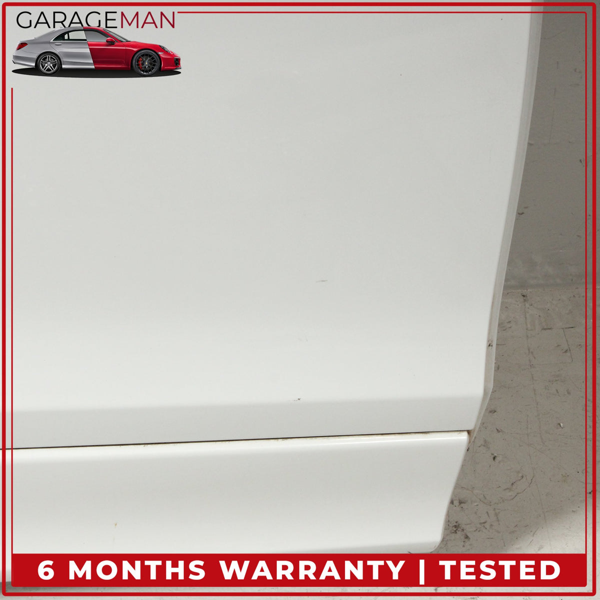 2007-2015 Audi Q7 Rear Right Side Door Shell Glacier White Metallic OEM