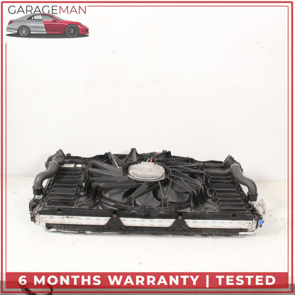 2010-2016 Porsche Panamera 970 Engine Cooling Radiator AC A/C Condenser OEM