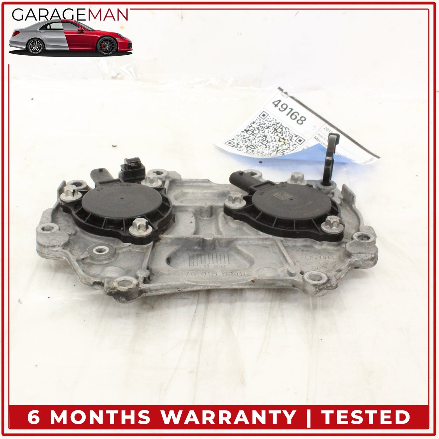 2012-2018 Mercedes W216 CL550 Engine Timing Chain Cover Plate 2760150201 OEM