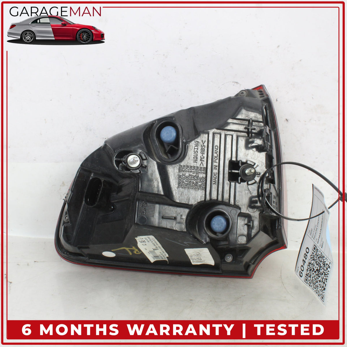 2015-2018 Porsche Cayenne 958 Rear Left Inner Tail Light Lamp 7P5945307N OEM