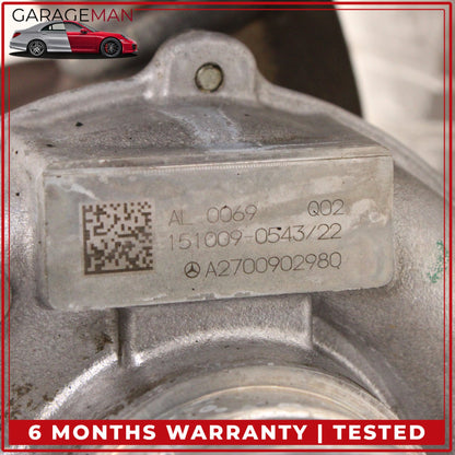 2014-2020 Mercedes X156 GLA250 M270 2.0L Engine Turbocharger 2700902980 OEM