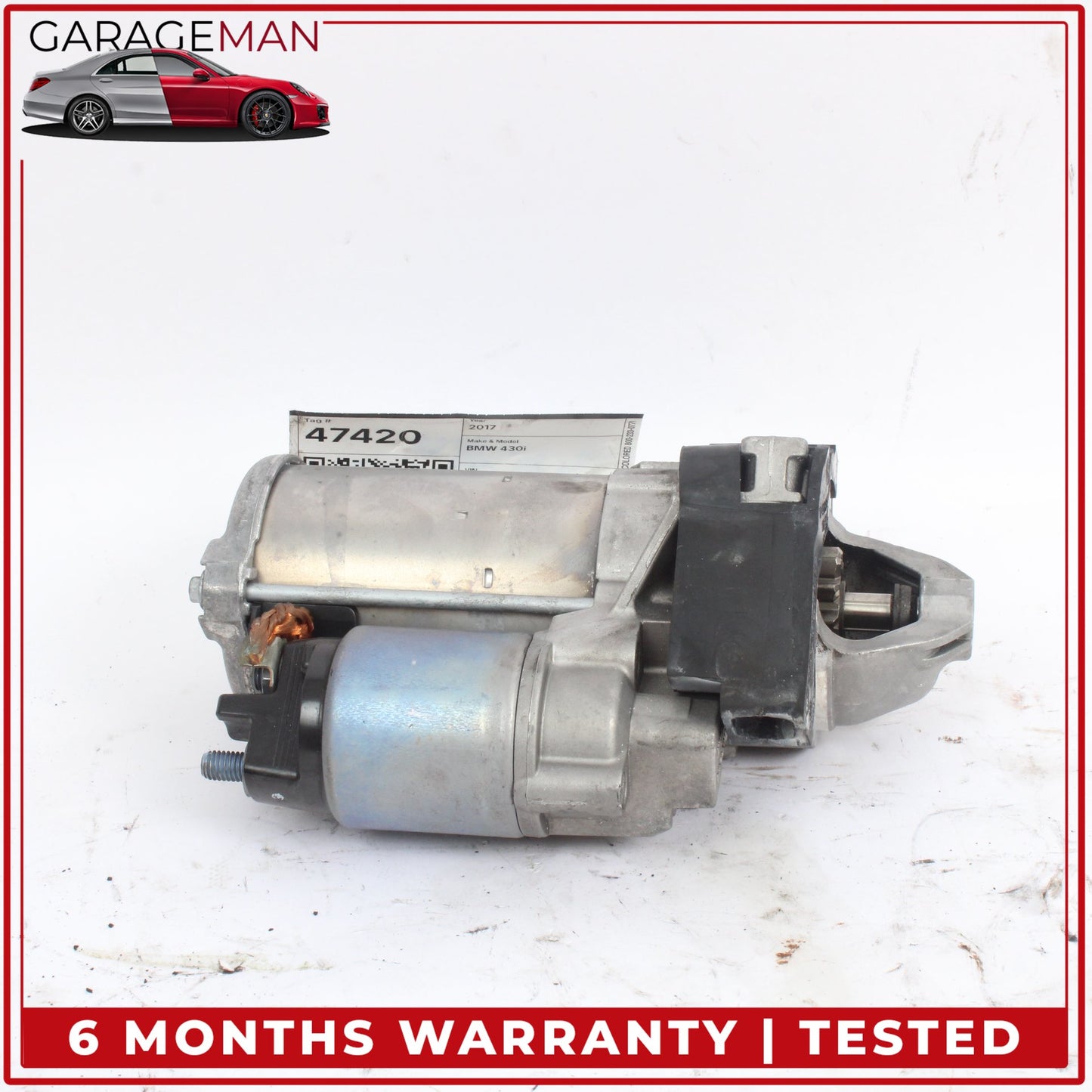 2017-2021 BMW 430i xDrive Gran Coupe F36 Engine Motor Starter Bosch 8621839 OEM